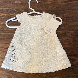 NWT Mayoral white newborn dress
